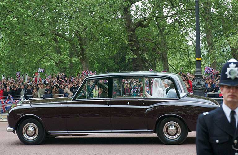 Rolls-Royce Phantom VI trong lễ cưới của Catherine Middleton