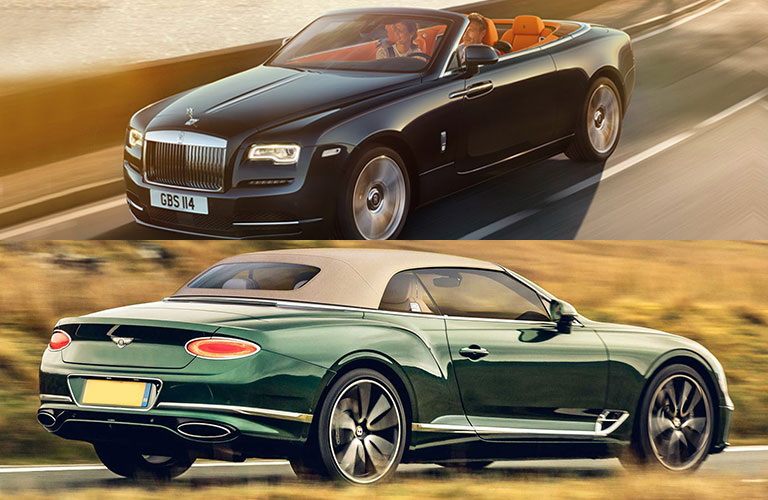 Rolls-Royce Dawn và Bentley Continental GT