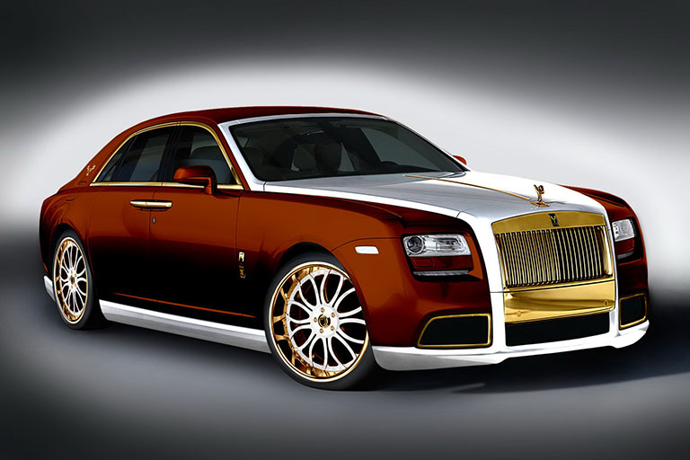 Rolls-Royce Ghost mạ vàng 3 triệu đô 