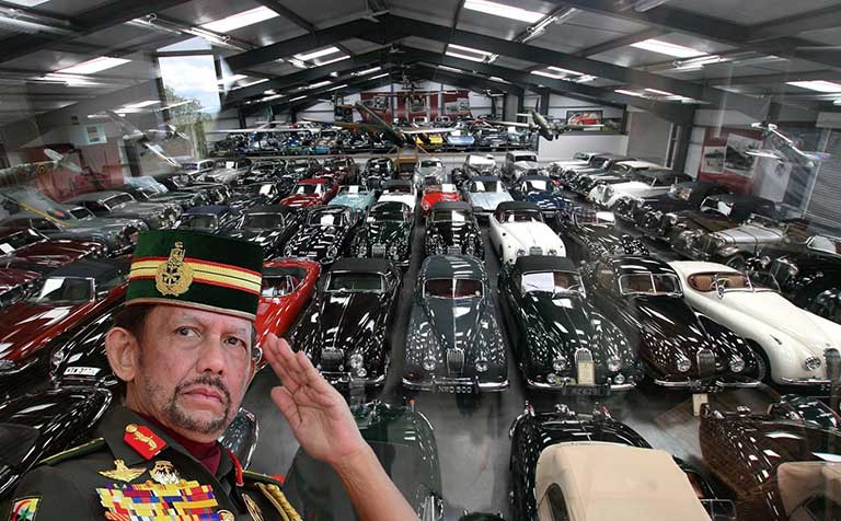 siêu xe của quốc vương Brunei