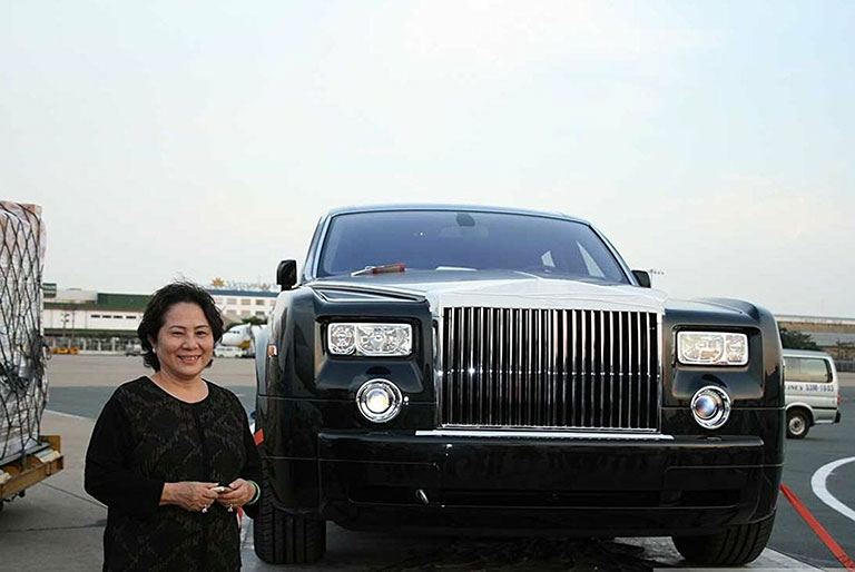 xe Rolls-Royce của bà Dương Thị Bạch Diệp