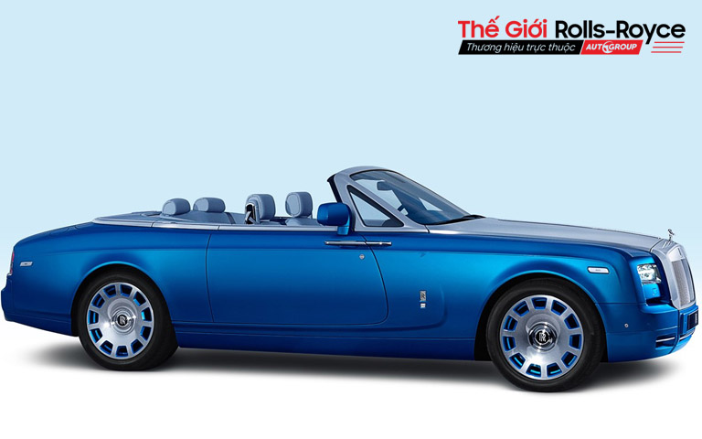 Rolls-Royce Drophead Coupe Waterspeed Collection khoác lên mình một bộ cánh màu xanh
