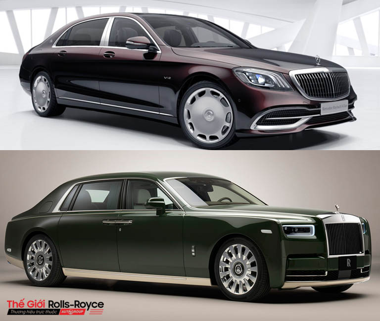 Rolls Royce Phantom vs Mercedes Maybach S Class 2021 Ultraluxurious  sedan cars 457k vs 203k  YouTube
