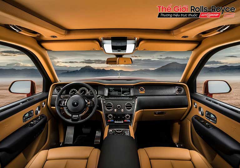 Vô lăng xe Rolls-Royce Cullinan 2018