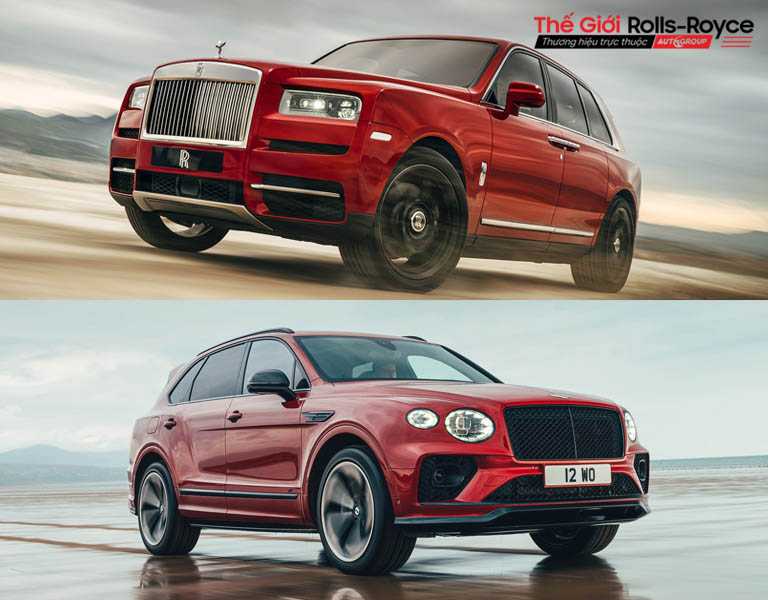 So sánh chi tiết Rolls-Royce Cullinan và Bentley Bentayga